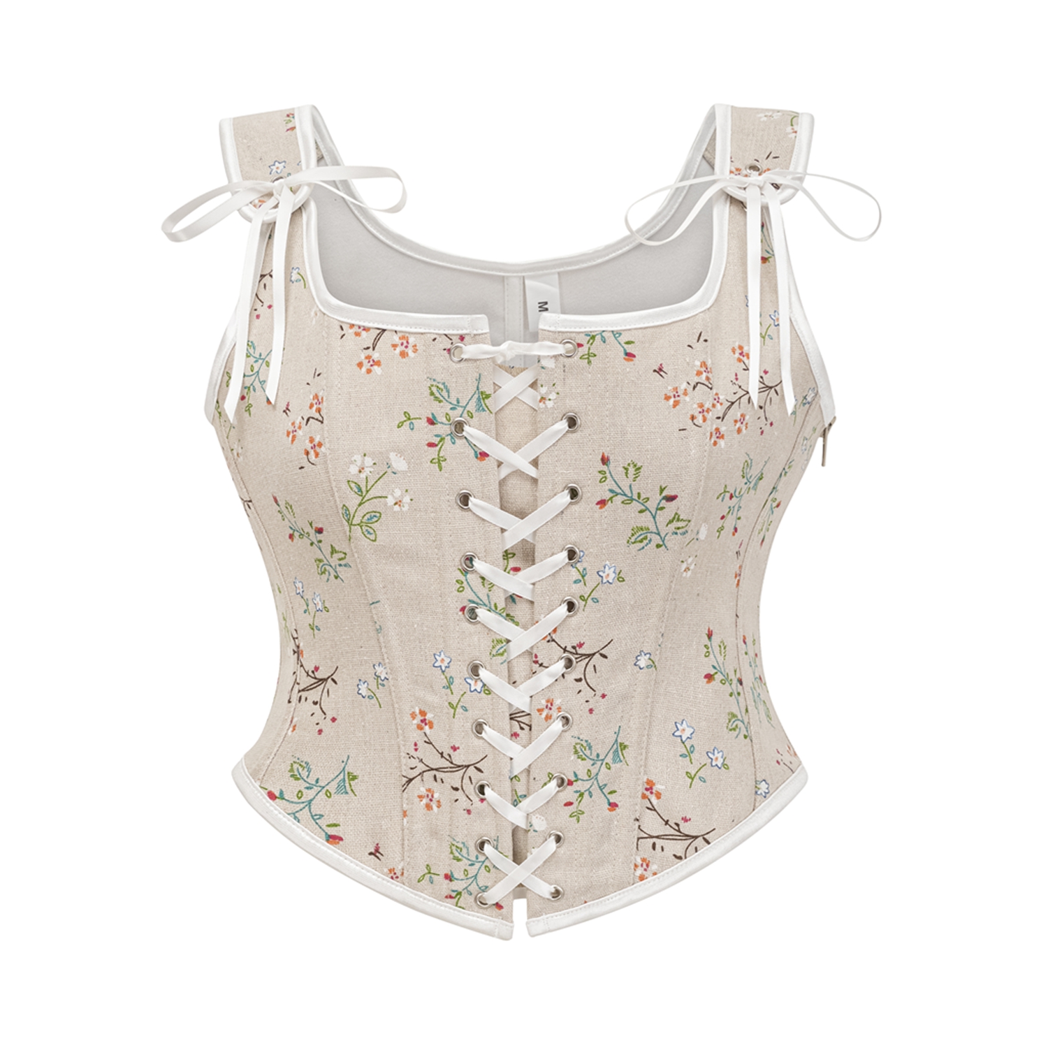 Floral Cami Tank Crop Corset  Tops  Shapewear Party Clubwear